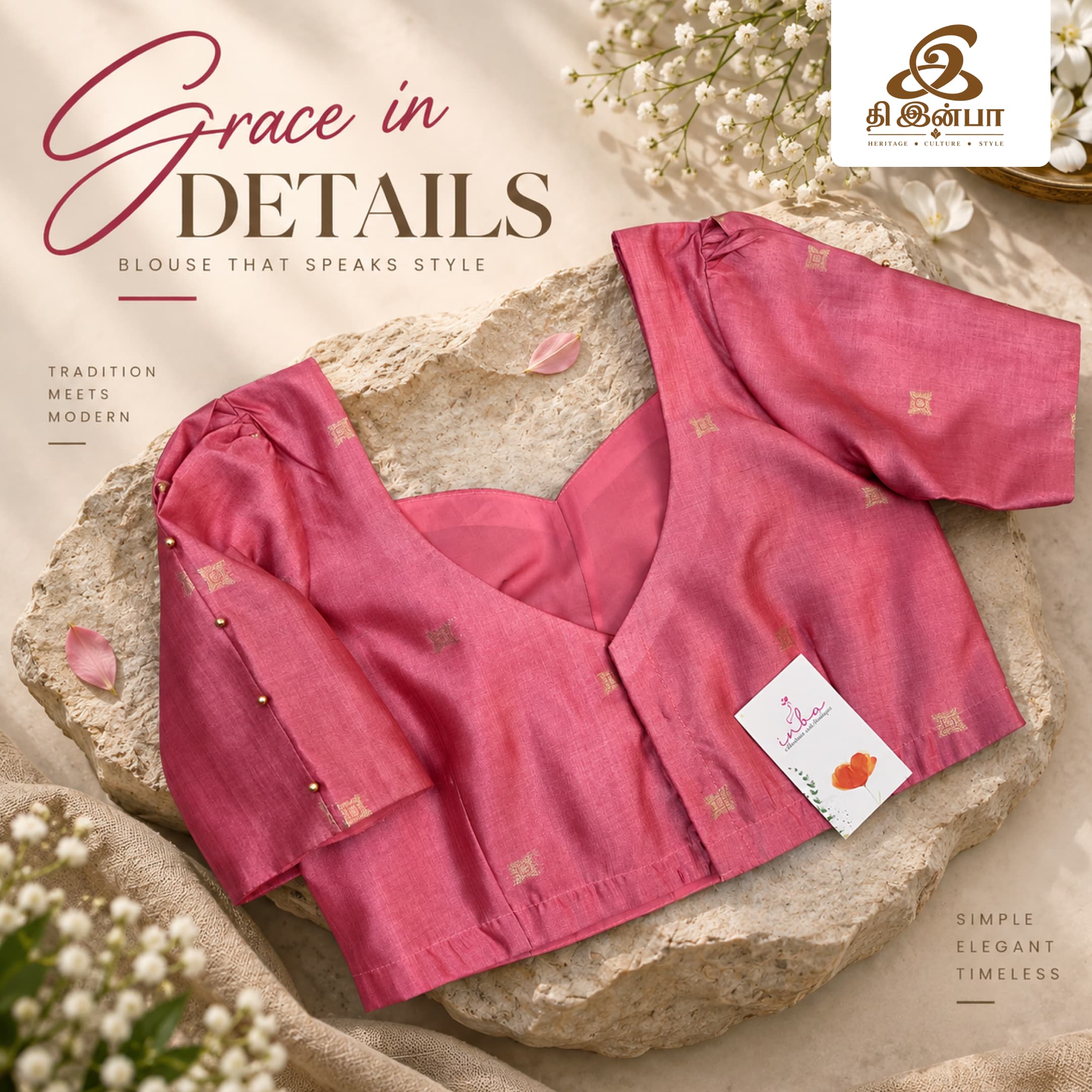 Rose Pink Grace Blouse