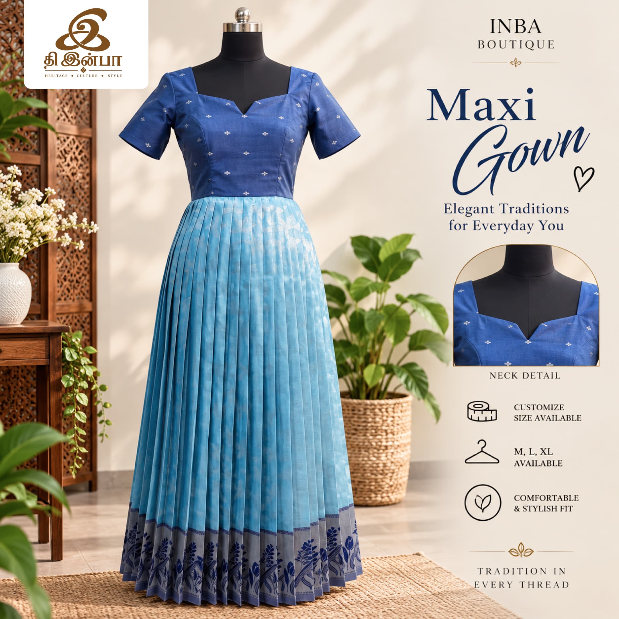 Intricate Maggam Sleeve Vines